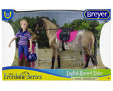 Breyer Classic English Horse And Rider Set